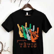 Cargar imagen en el visor de la galería, Juodi marškinėliai "Geriausias Tėtis", S-3XL