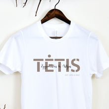 Įkelti vaizdą į galerijos rodinį, balti marškinėliai Tėtis su vaikų vardais