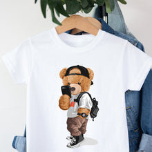 Įkelti vaizdą į galerijos rodinį, Marškinėliai Tėčiui ir Vaikams su meškiu "Selfiukas"