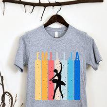 Įkelti vaizdą į galerijos rodinį, Marškinėliai balerinai su VARDU