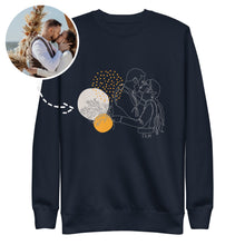 Įkelti vaizdą į galerijos rodinį, Šiltas džemperis su perpiešta nuotrauka, S-3XL