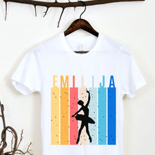 Įkelti vaizdą į galerijos rodinį, Marškinėliai balerinai su VARDU