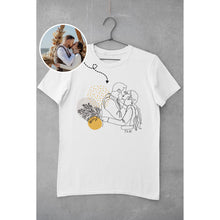 Įkelti vaizdą į galerijos rodinį, Marskineliai porai su nuotrauka