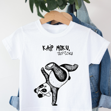 Įkelti vaizdą į galerijos rodinį, Vaikiški marškinėliai "Kaip moku, taip šoku" 6-14 metų