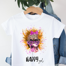 Įkelti vaizdą į galerijos rodinį, Marškinėliai Laimingai Mergaitei, 2-14 metų