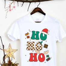 Įkelti vaizdą į galerijos rodinį, Universalūs Kalėdiniai marškinėliai HO HO HO, S-XL