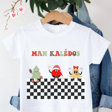 Įkelti vaizdą į galerijos rodinį, Vaikiški Kalėdiniai marškinėliai "Man Kalėdos", 2-14 metų