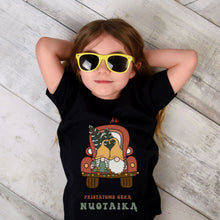 Įkelti vaizdą į galerijos rodinį, Vaikiški Kalėdiniai marškinėliai "Pristatome gerą nuotaiką", 2-14 metų