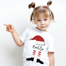 Įkelti vaizdą į galerijos rodinį, Vaikiški marškinėliai Kalėdoms su VARDU, 2-14 metų