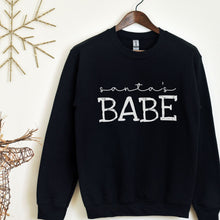 Įkelti vaizdą į galerijos rodinį, Universalus eko džemperis Santa's BABE, S-2XL