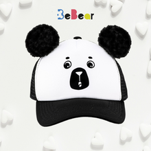 Įkelti vaizdą į galerijos rodinį, Kepurė MEŠKIS su ausimis - Pom Pom bumbulais