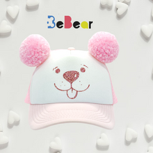 Įkelti vaizdą į galerijos rodinį, Kepurė ŠUNIUKAS su ausimis - Pom Pom bumbulais
