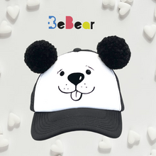 Įkelti vaizdą į galerijos rodinį, Kepurė ŠUNIUKAS su ausimis - Pom Pom bumbulais