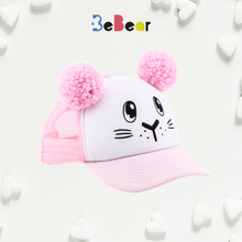Įkelti vaizdą į galerijos rodinį, Kepurė ZUIKA/ZUIKIS su ausimis - Pom Pom bumbulais