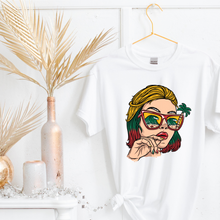 Charger l'image dans la galerie, Moteriški marškinėliai "Lietuvaitė" su Lietuvos atributika, XS-2XL