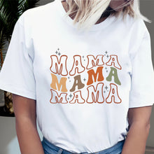 Load image into Gallery viewer, Balti retro marškinėliai MAMA, S-2XL
