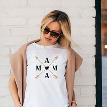 Įkelti vaizdą į galerijos rodinį, Minimalistiniai marškinėliai MAMA, S-2XL