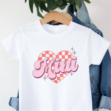 Įkelti vaizdą į galerijos rodinį, Marškinėliai Mamai ir Dukrai su širdele "MAMA ir MINI"