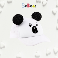 Įkelti vaizdą į galerijos rodinį, Kepurė MEŠKIS su ausimis - Pom Pom bumbulais