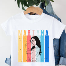 Įkelti vaizdą į galerijos rodinį, Marškinėliai boksininkei su VARDU