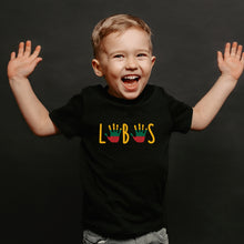 Įkelti vaizdą į galerijos rodinį, Vaikiški marškinėliai su Lietuvos atributika"LABAS", 2-14 metų