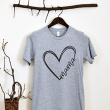 Įkelti vaizdą į galerijos rodinį, Marškinėliai Mamai su širdele, S-3XL