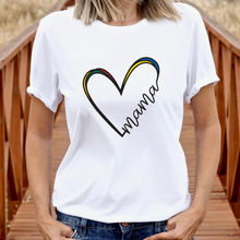 Įkelti vaizdą į galerijos rodinį, Marškinėliai MAMA Lietuva - Ukraina, S-3XL