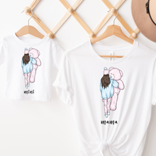 Įkelti vaizdą į galerijos rodinį, Marškinėliai Mamai ir Dukrai "MAMA ir MINI"