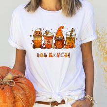 Įkelti vaizdą į galerijos rodinį, Moteriški marškinėliai Helovinui "Gal kavos?", S-3XL