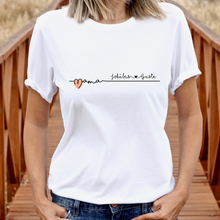 Įkelti vaizdą į galerijos rodinį, EKO marškinėliai MAMAI su vaikų vardais, S-2XL