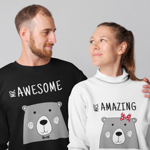 Įkelti vaizdą į galerijos rodinį, džemperiai poroms suderinti su vienodais meskinais.