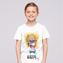 Įkelti vaizdą į galerijos rodinį, Marškinėliai Laimingai Mergaitei, 2-14 metų