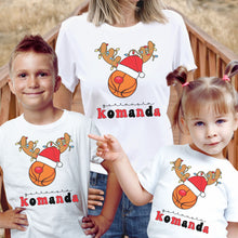 Įkelti vaizdą į galerijos rodinį, Kalėdiniai marškinėliai Šeimai "Geriausia komanda"