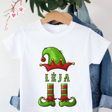 Įkelti vaizdą į galerijos rodinį, Vaikiški Kalėdiniai marškinėliai su VARDU, 2-14 metų