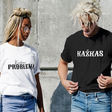 Įkelti vaizdą į galerijos rodinį, Marškinėliai porai "KAŽKAS ir PROBLEMA", XS-3XL