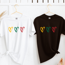 Įkelti vaizdą į galerijos rodinį, Lietuvos marškinėliai "Trys širdelės", XS-3XL