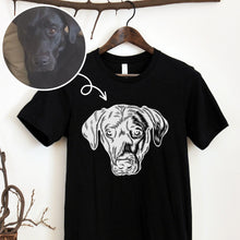 Įkelti vaizdą į galerijos rodinį, Vyriški marškinėliai su augintinio nuotrauka, S-5XL