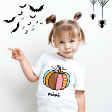 Įkelti vaizdą į galerijos rodinį, Marškinėliai mamai ir dukrai su moliūgu Mama ir Mini