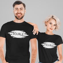 Įkelti vaizdą į galerijos rodinį, Juokingi marskineliai poroms double trouble