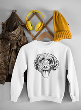 Įkelti vaizdą į galerijos rodinį, baltas vaikiskas dzemperis su suniuku