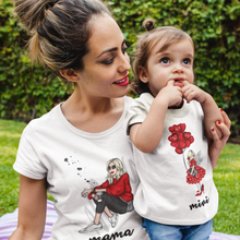 Įkelti vaizdą į galerijos rodinį, Marškinėliai Mamai ir Dukrai "MAMA ir MINI"