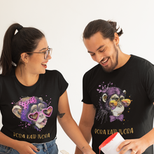 Įkelti vaizdą į galerijos rodinį, Marškinėliai porai su beždžione "Pora kaip tvora", XS-3XL