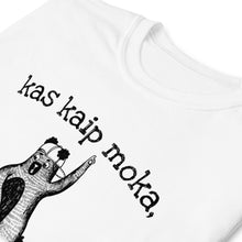 Įkelti vaizdą į galerijos rodinį, Universalūs marškinėliai šokėjams "kas kaip moka, tas taip šoka" S-3XL