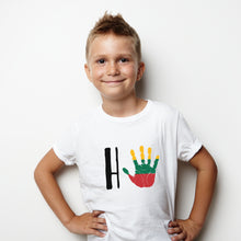 Įkelti vaizdą į galerijos rodinį, Vaikiški marškinėliai su Lietuvos atributika"HI", 2-14 metų