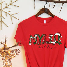 Įkelti vaizdą į galerijos rodinį, Moteriški kalėdiniai marškinėliai &quot;Myliu Kalėdas&quot;, S-3XL
