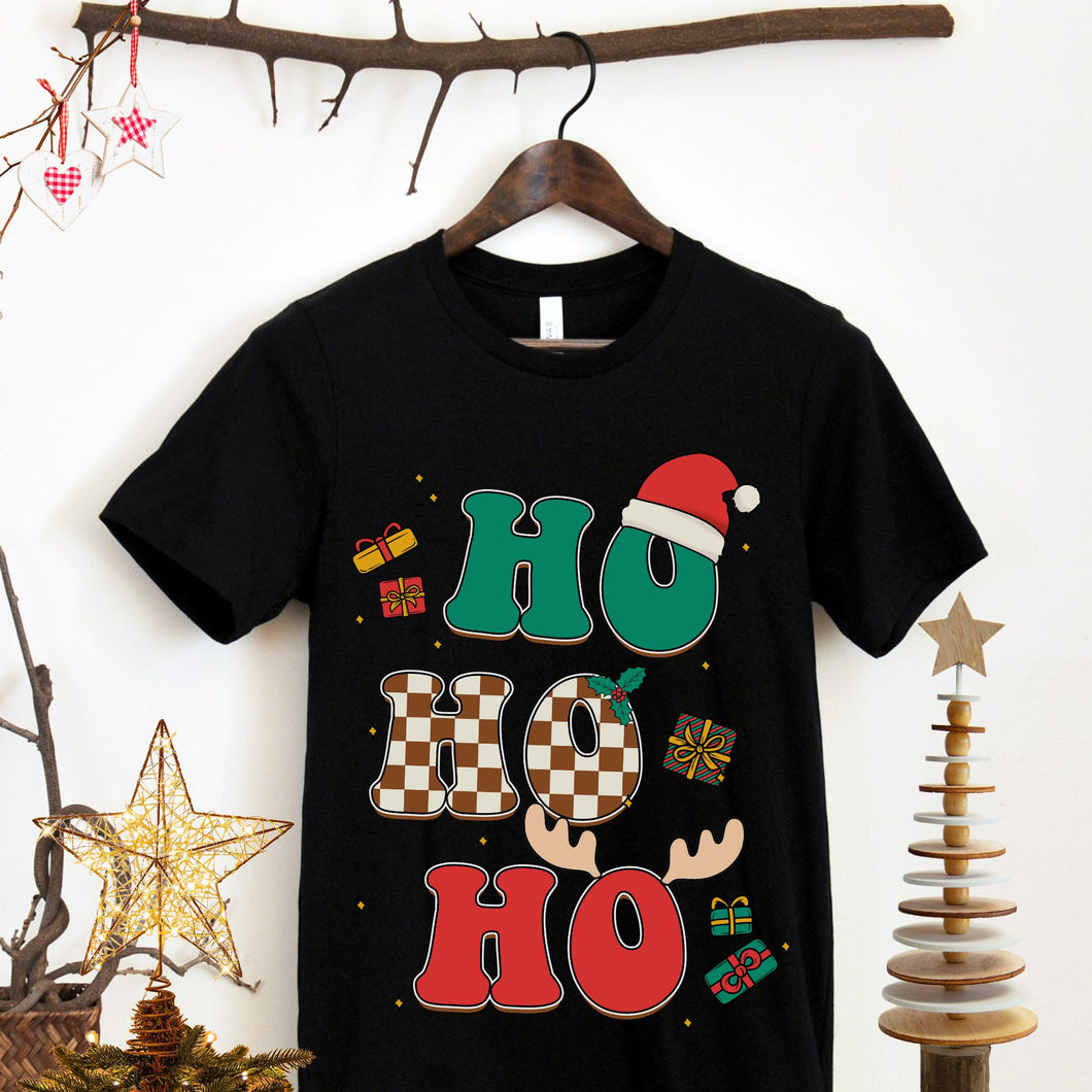 Universalūs Kalėdiniai marškinėliai HO HO HO, S-XL