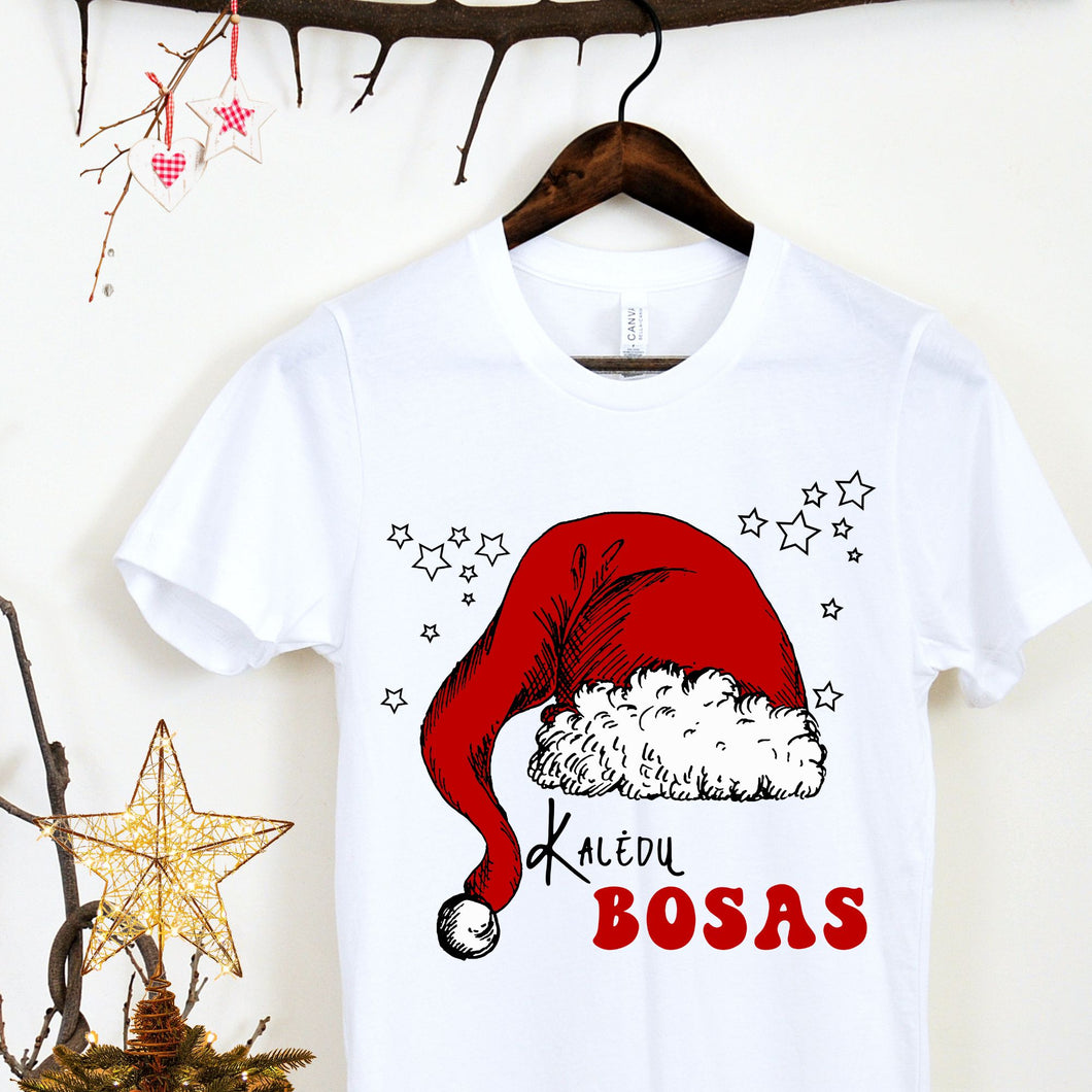 Kalėdiniai marškinėliai, Kalėdų bosas, S-3XL