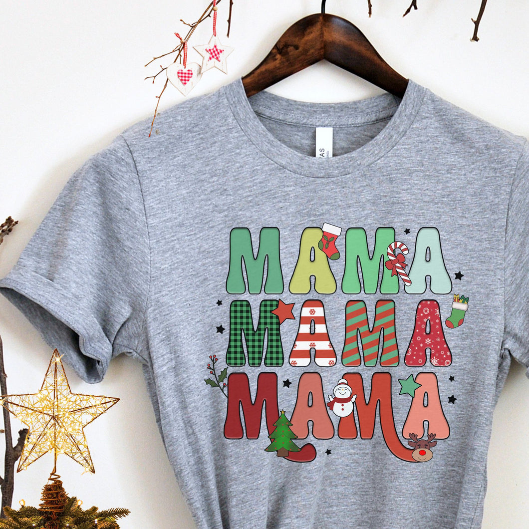 Kalėdiniai marškinėliai MAMA, S-3XL