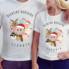 Lade das Bild in den Galerie-Viewer, Universalūs marškinėliai Kalėdoms, XS-3XL
