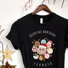 Lade das Bild in den Galerie-Viewer, Universalūs marškinėliai Kalėdoms, XS-3XL
